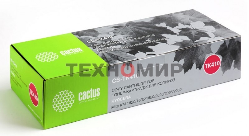 Картридж лазерный Cactus CS-TK410 черный (15000 стр.) для Kyocera Mita FS 1620/1635/1650/2020/2035/2050