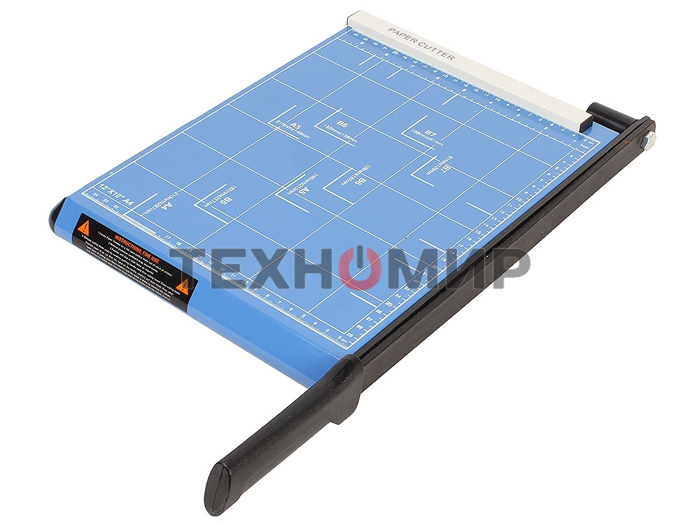 Резак сабельный ГЕЛЕОС РС A4-1 Резак сабельный ГЕЛЕОС РС A4-1, А4, 11-12 листов (70г/м2), прижим механич. корпус металл