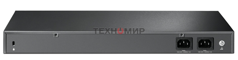 Коммутатор TP-Link JetStream 16-Port 10GE SFP+ L2+ Managed Switch PORT: 16× 10G SFP+ Slots