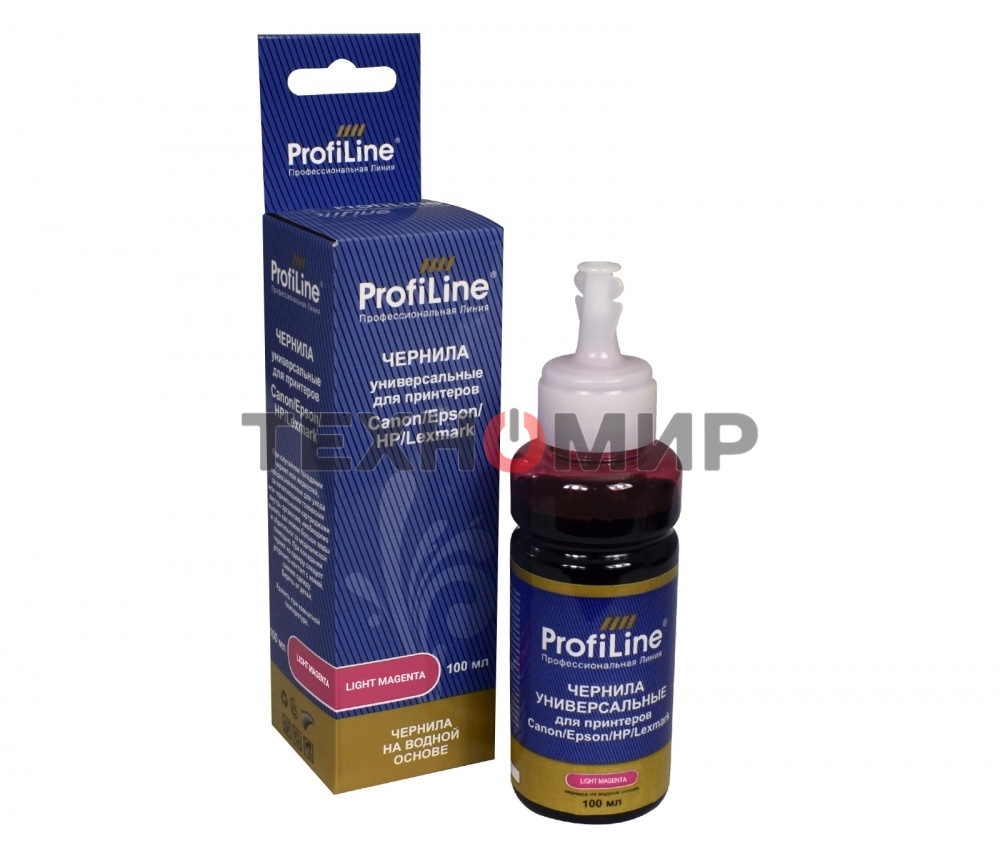 Чернила ProfiLine Premium для принтеров Canon/Epson/HP/Lexmark Light Magenta 100 мл водн