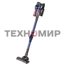 Пылесос вертикальный Zelmer STICK ZSVC925F KAR синий/серый, питание от аккумулятора, 380 Вт, уборка сухая, пылесборник 0.8 л, работа от АКБ max 35 мин.