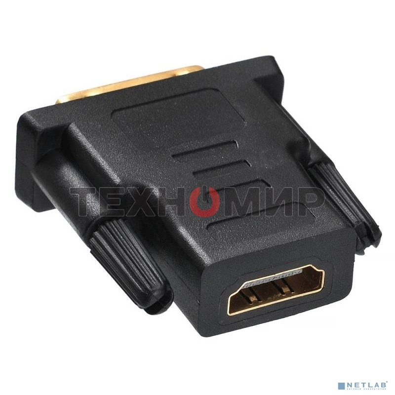 Адаптер Buro HDMI-19M(F)/DVI-D(M) с позол. конт.