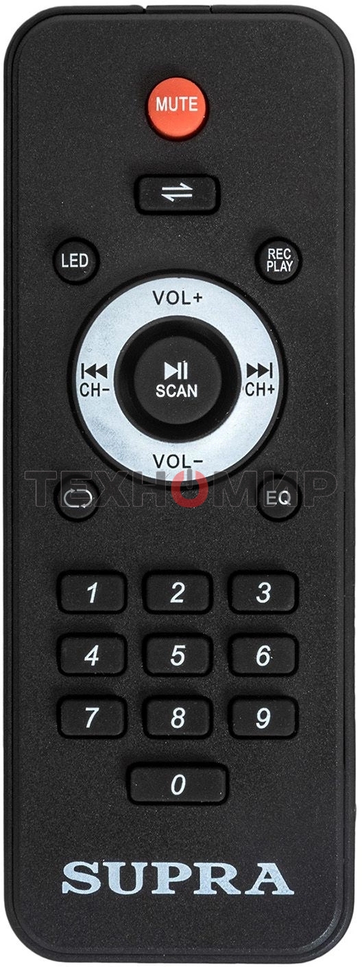 Минисистема Supra SMB-2050, 180Вт, FM USB BT SD, черный