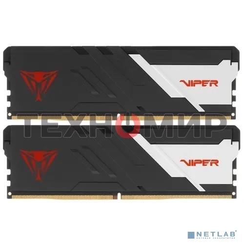 Оперативная память Patriot Viper Venom, DDR5, 32GB (2x16GB), 6400MHz, CL32, DIMM, с радиатором, черный