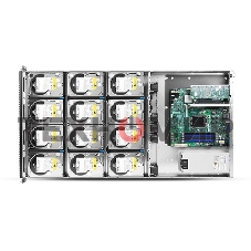 Корпус RM14500H01*13640 1U,12BAY HDD,W/REAR WINDOW+MINI SAS CABLE,SINGLE(CHENBRO,SR/SK),REV.