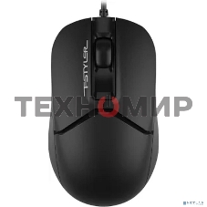 Мышь проводная A4Tech Fstyler FM12T черный, 1200 dpi, USB, кнопки - 3