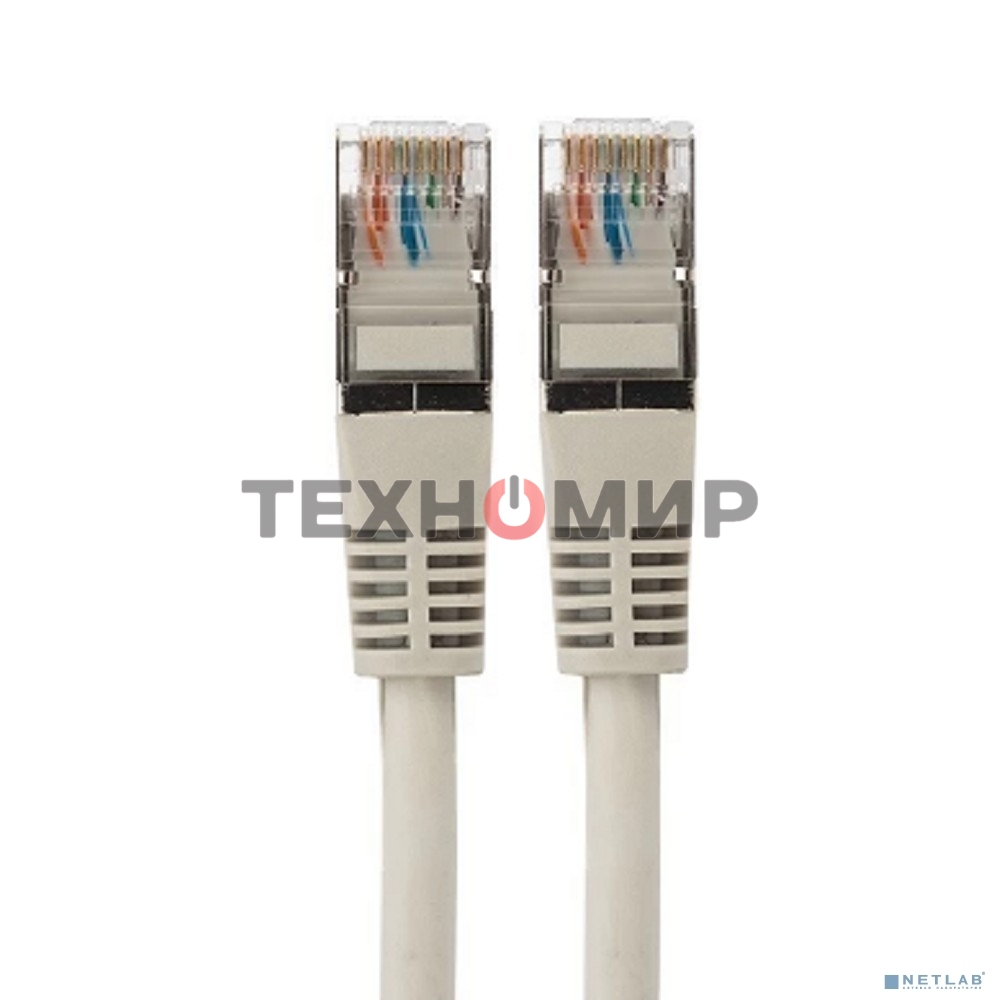Пaтч-корд Rexant F/UTP, cat. 5e, RJ45-RJ45, экранированный, 24AWG, LSZH, серый, 1,5м