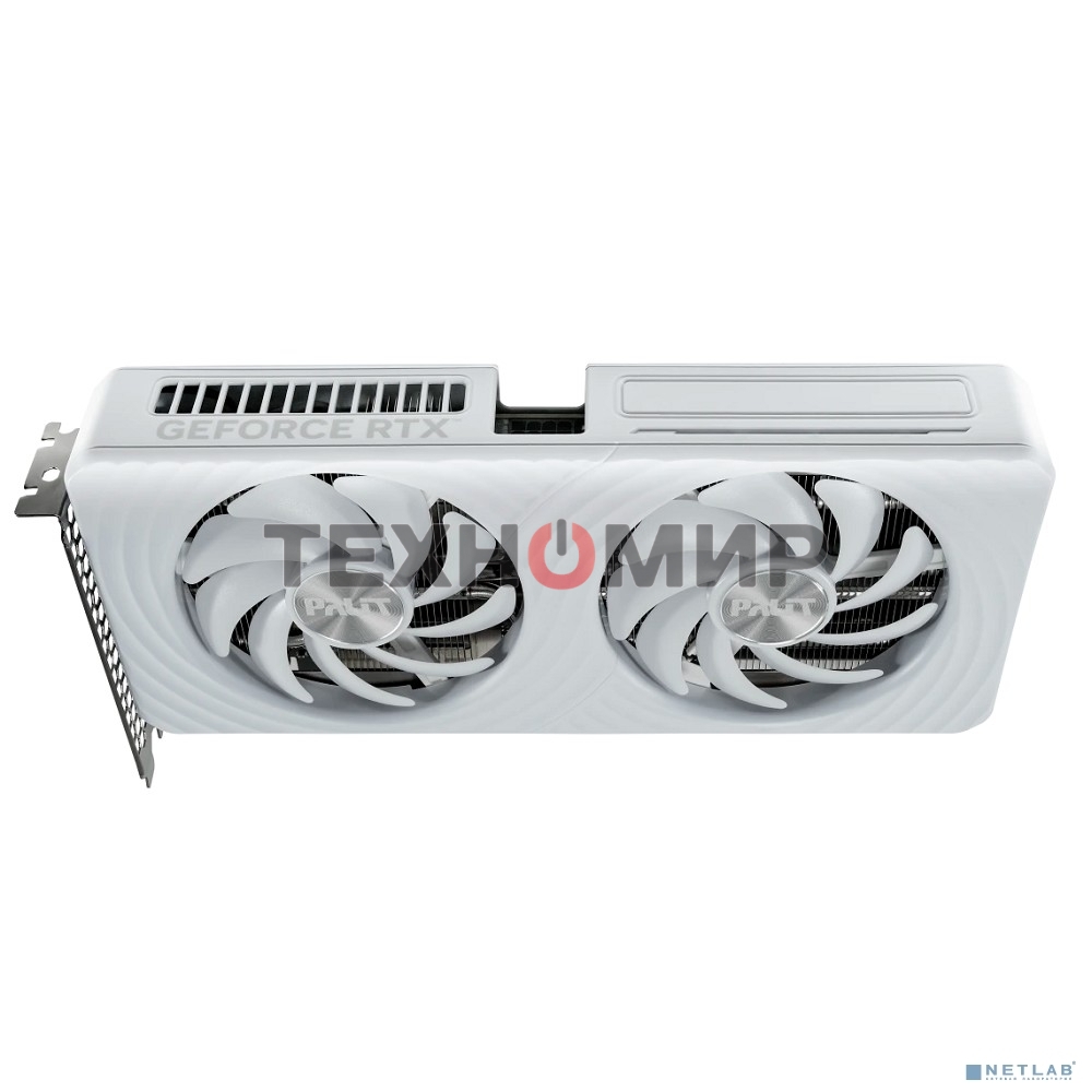 Видеокарта Palit RTX 5060Ti WHITE OC 8Gb GDDR7 128bit 3xDP HDMI 2FAN RTL белый