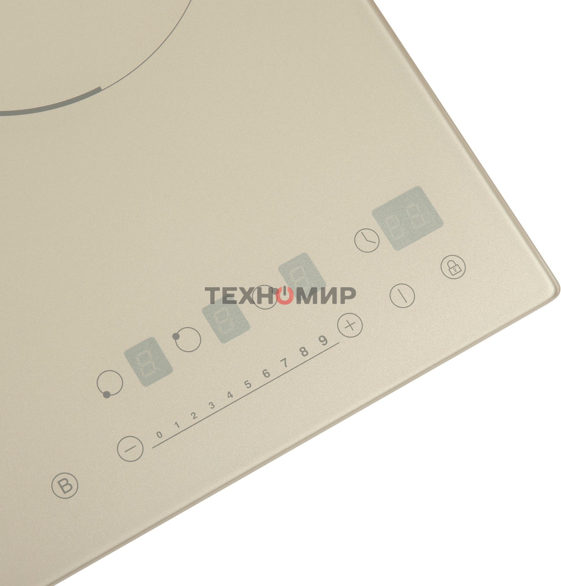 Индукционная варочная панель Maunfeld EVI.453-BG, конфорок: 3 шт., стеклокерамика, независимая, бежевый