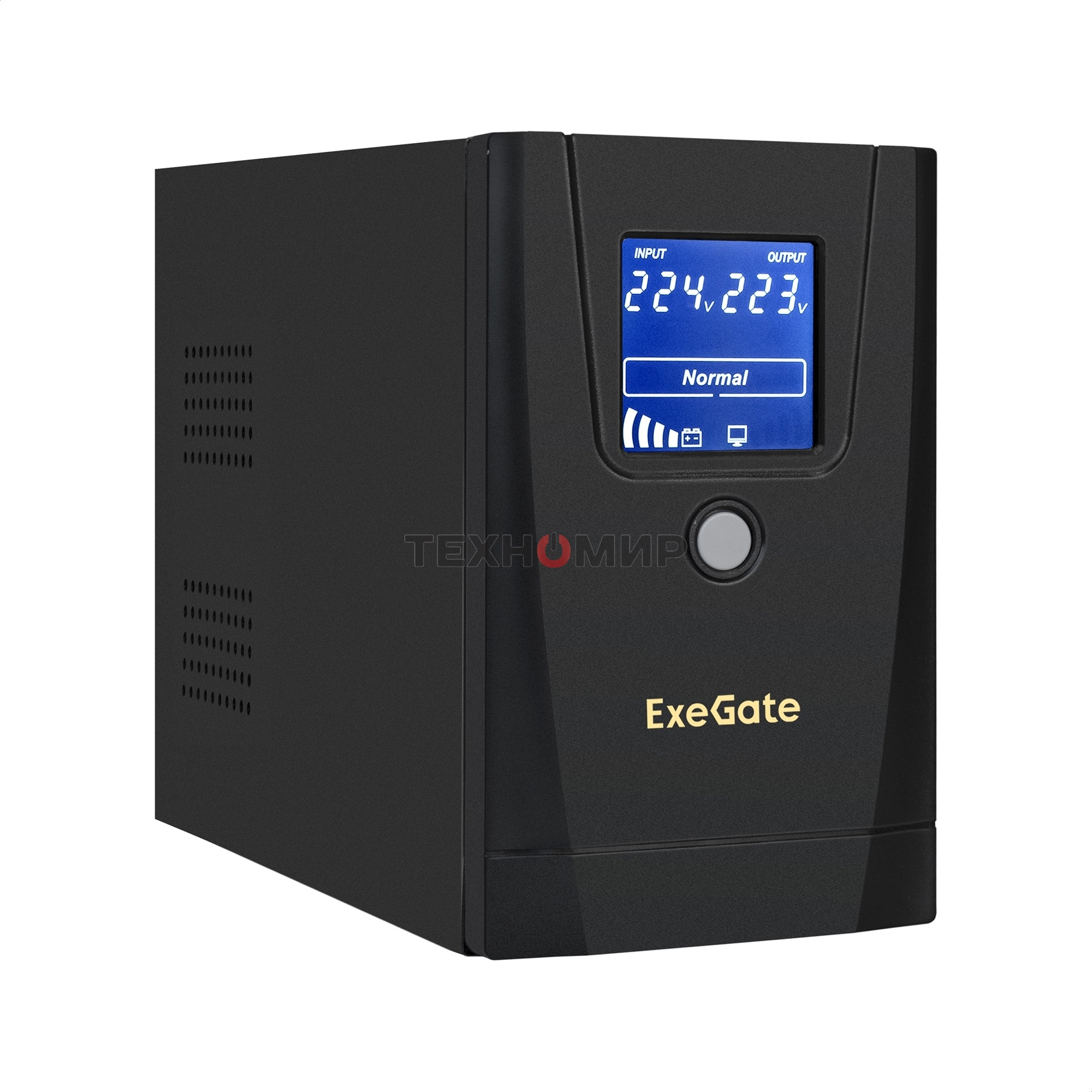 Источник бесперебойного питания ExeGate SpecialPro Smart LLB-900.LCD.AVR.1SH.2C13 900VA/500W, LCD, AVR, 1*Schuko+2*C13, металлический корпус, черный