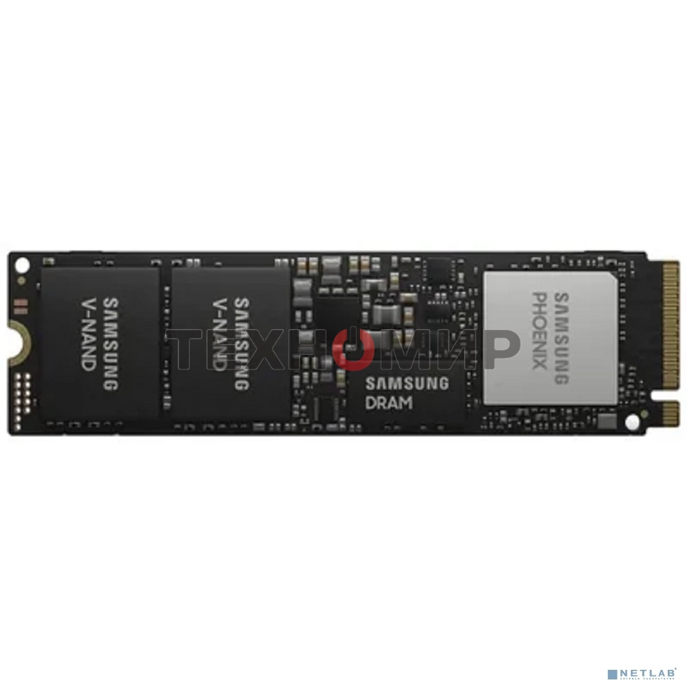 Накопитель SSD Samsung PM9A1, 1000Gb, M.2 2280, PCIe 4.0 x4, NVMe, R/W 7000/5100