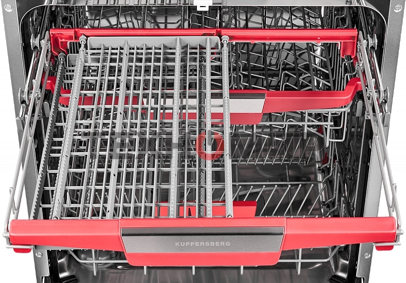 Встраиваемая посудомоечная машина Kuppersberg GSM 6073, серебристый, 59.8 см, 12 компл., 49 дБ, класс A++