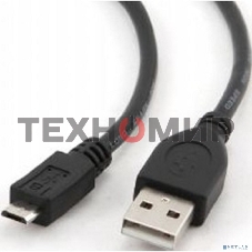 Кабель USB2.0 Pro Cablexpert CCP-mUSB2-AMBM-10, AM/microBM 5P, 3м, экран, черный, пакет