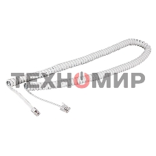 Кабель Rexant витой трубочный 4М телефонный белый