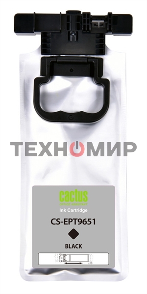 Картридж струйный Cactus CS-EPT9651 черный (187мл) для Epson WorkForce Pro WF-M5299DW/M5799DWF
