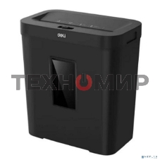 Шредер Deli ET022, черный, Р-4, 4х40, 8 Листов, 12л.