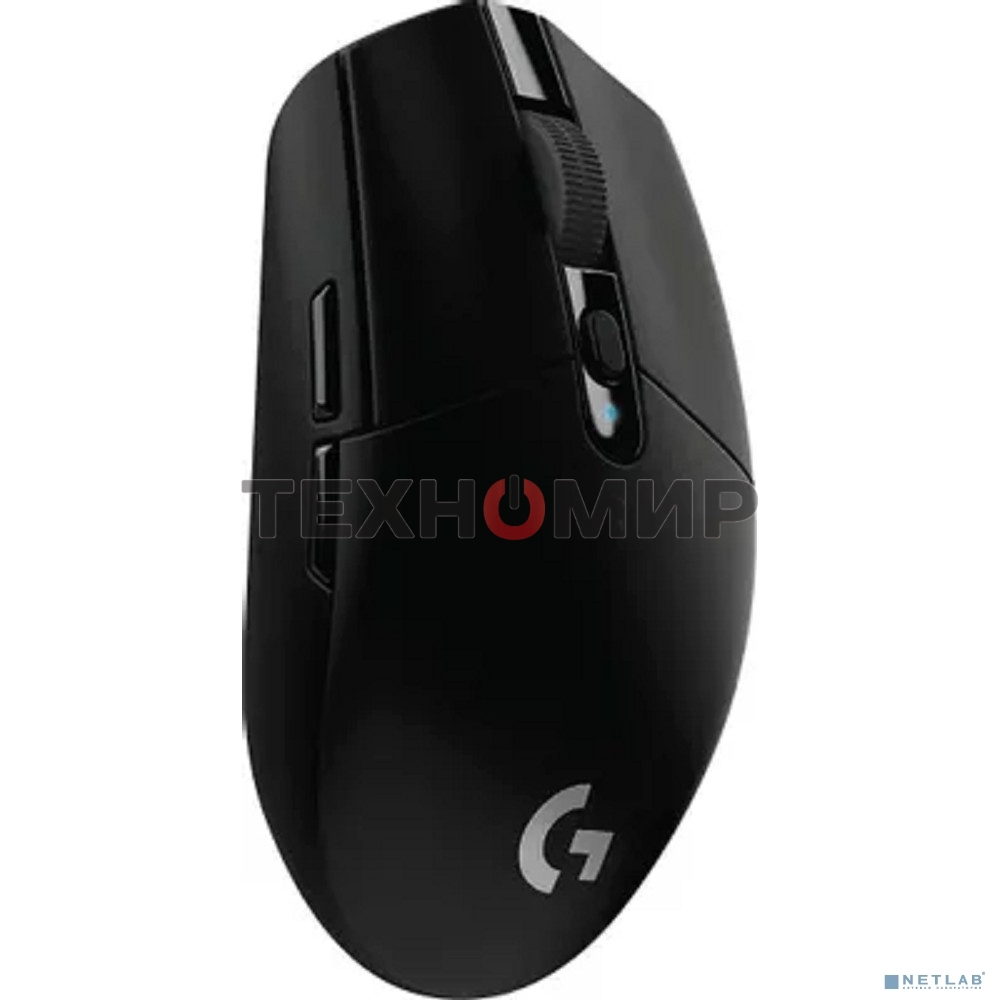 Мышь беспроводная Logitech G304 Lightspeed черный, 12000 dpi, радиоканал, USB, кнопки - 6