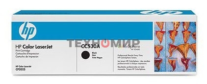 Картридж лазерный HP CC530A черный для LJ CP2025/CM2320 3500 стр.