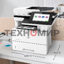 МФУ лазерное HP LaserJet Enterprise M528dn (1PV64A #B19), A4, ч/б, печ. до 43 стр/мин., скан. до 43 стр/мин. (ч/б) 38 стр/мин. (цвет), 1200 x 1200 dpi (печать) 600x600dpi (сканер), USB, RJ-45, Air Print, Mopria