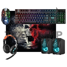 Комплект клавиатура+мышь Defender Tor MHP-127 проводной, USB, 3200 DPI, чёрный