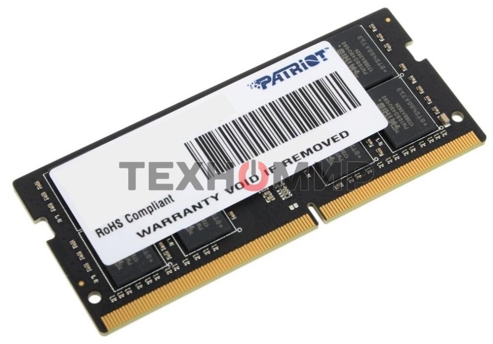 Оперативная память Patriot Signature, DDR4, 32GB (1x32 GB), 2666 MHz, CL19, SO-DIMM