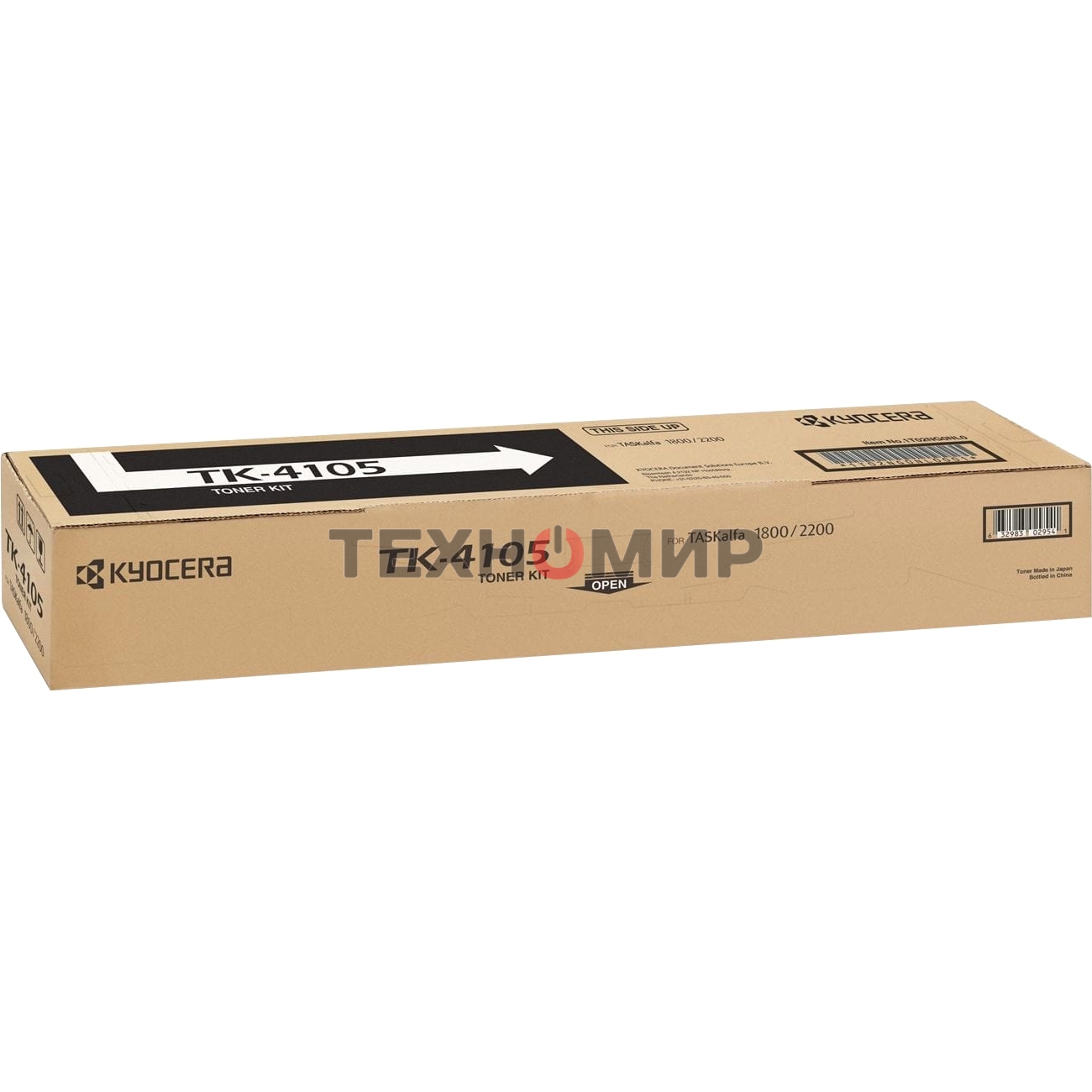 Картридж лазерный Kyocera TK-4105 (1T02NG0NL0) черный для TASKalfa 1800/2200/1801/2201 15000 стр