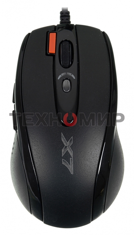 Мышь проводная A4Tech XL-750BK черный, 3600 dpi, USB, кнопки - 7