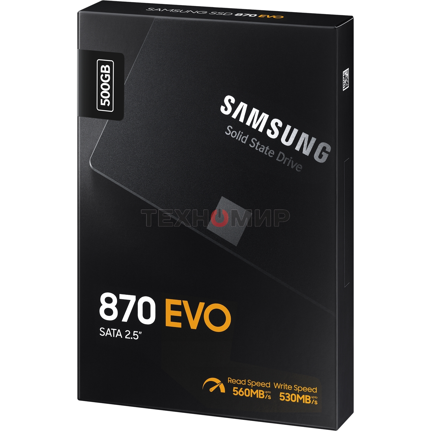 Накопитель SSD Samsung 870 EVO, 500Gb, SATA III, 2.5