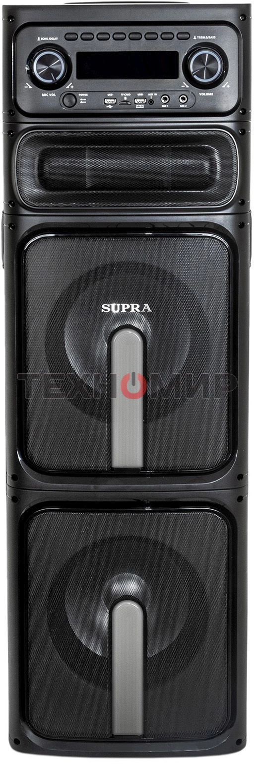 Минисистема Supra SMB-2050, 180Вт, FM USB BT SD, черный