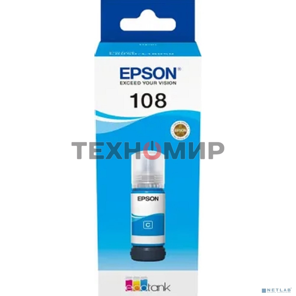 Контейнер с голубыми чернилами Epson C13T09C24A