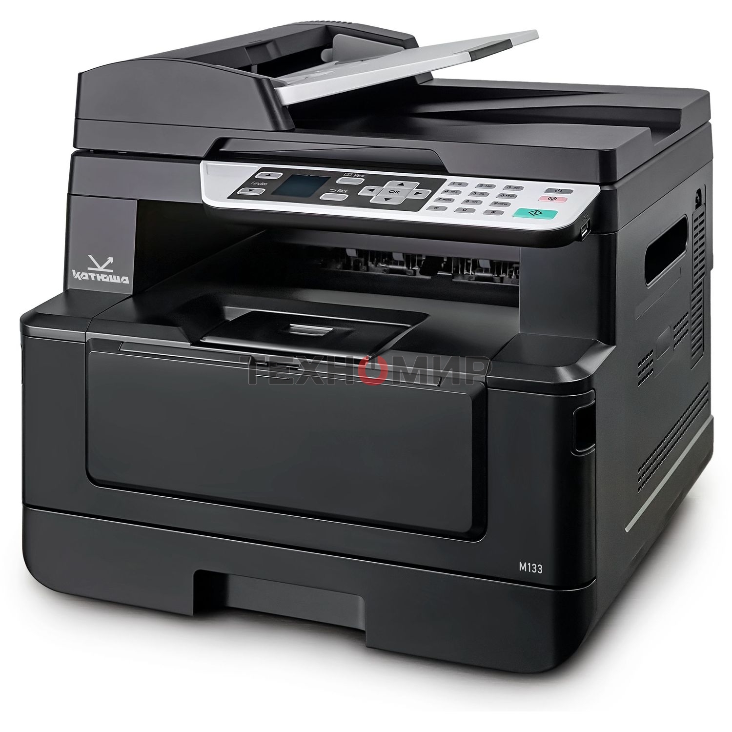 МФУ лазерное Катюша M133 (артикул: M133pm-pp) 33 стр/мин А4 Ч/Б, 1200 dpi. 1ГБ RAM, Eth, USB, USB-host, Wi-Fi (опция). Тонер 700 отп. Пр-во РФ, 3 года гар. МПТ