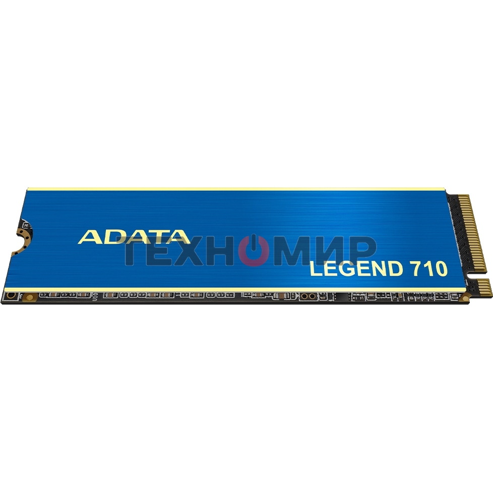 Накопитель SSD ADATA LEGEND 710, 1Tb, PCIe 3.0 x4, M.2 2280, NVMe, R/W 2400/1800, с радиатором
