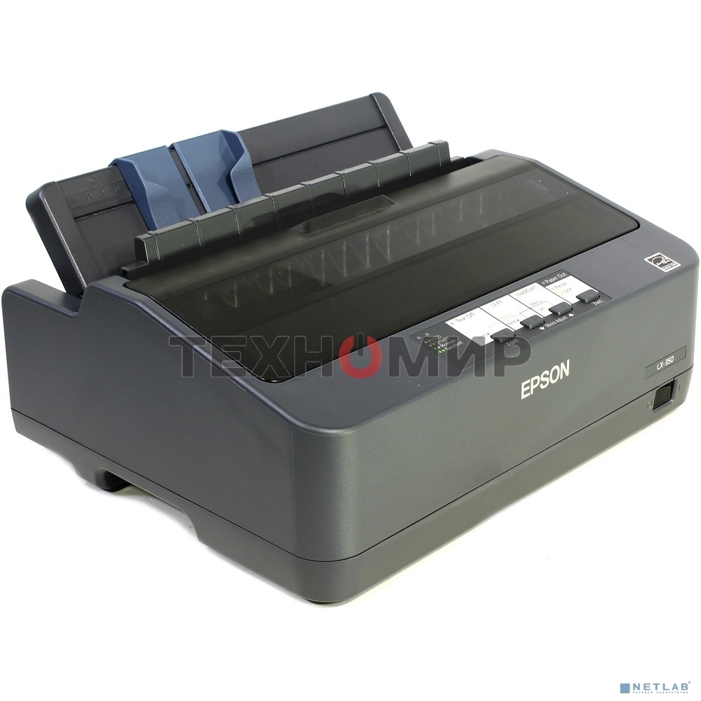 Принтер матричный Epson LX-350 (C11CC24031/C11CC24032), (А4, 357 cps (12 cpi), USB, LPT, COM)