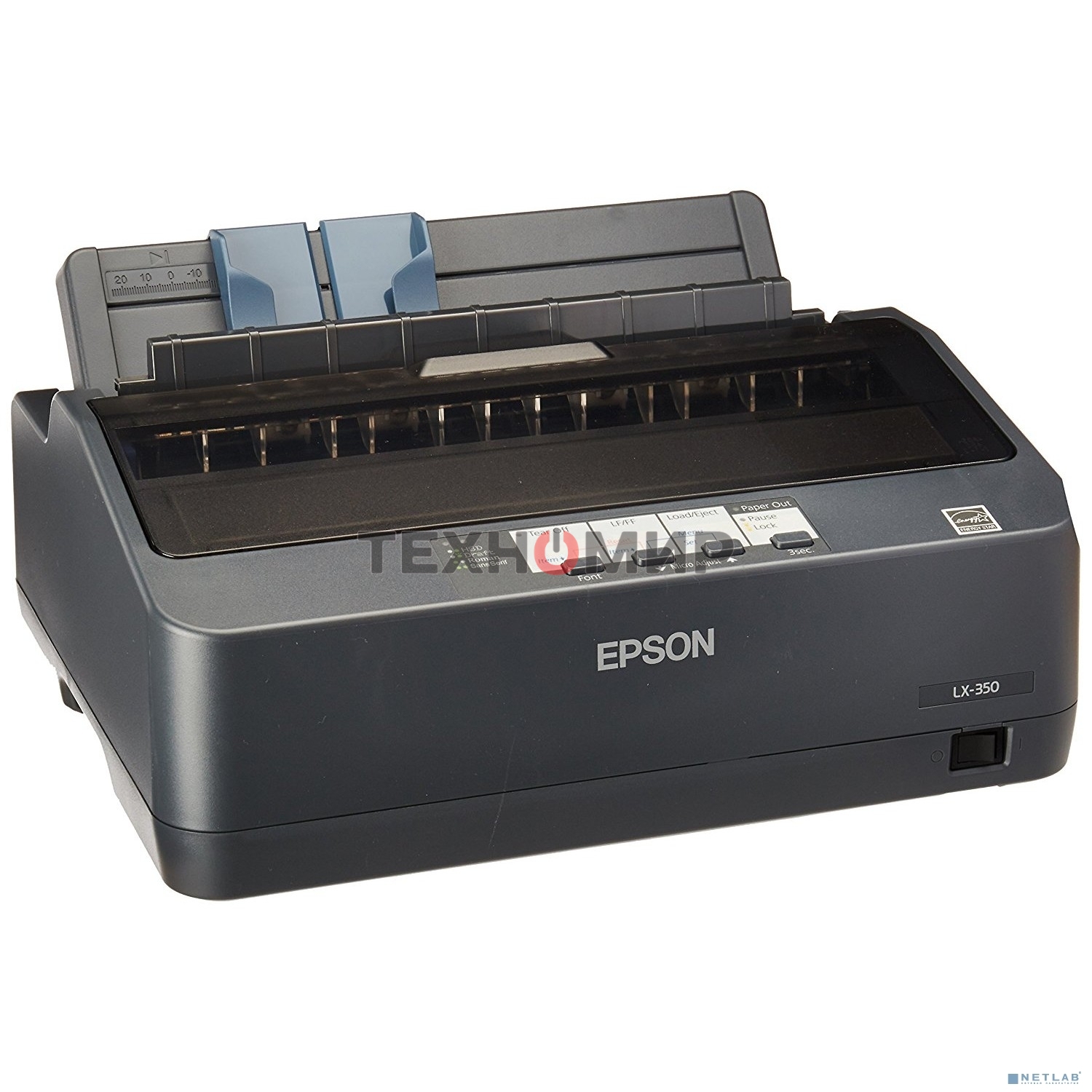 Принтер матричный Epson LX-350 (C11CC24031/C11CC24032), (А4, 357 cps (12 cpi), USB, LPT, COM)