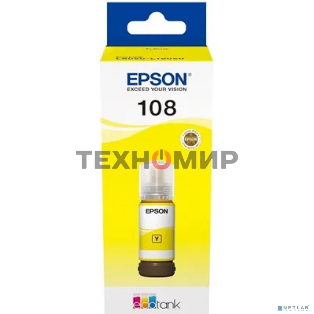 Контейнер с желтыми чернилами Epson C13T09C44A