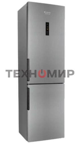 Холодильник Hotpoint HT 7201I MX O3 нержавеющая сталь двухкамерный 239/83 л морозилка снизу, No Frost