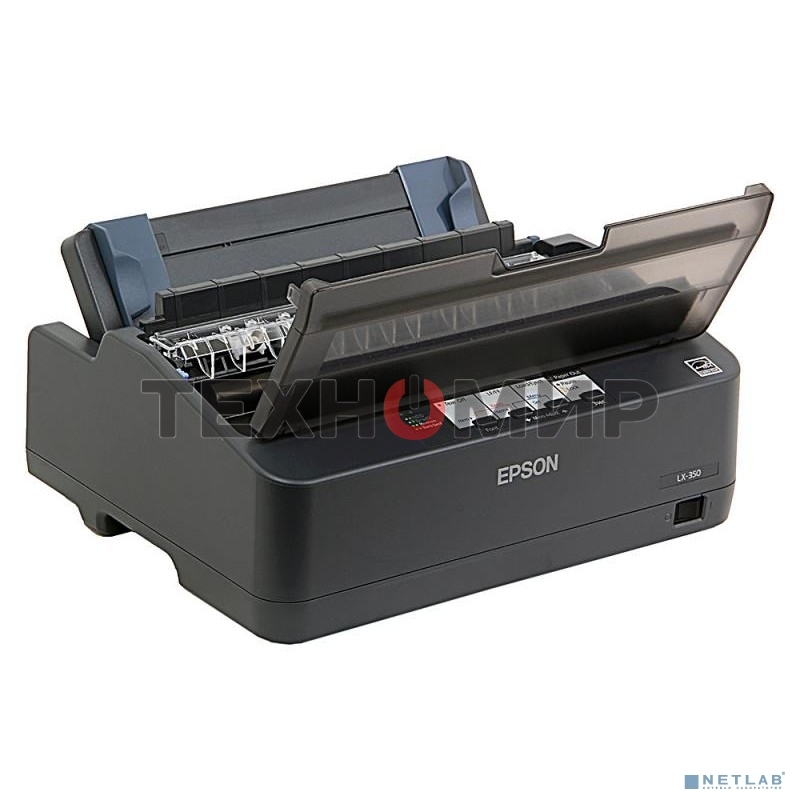 Принтер матричный Epson LX-350 (C11CC24031/C11CC24032), (А4, 357 cps (12 cpi), USB, LPT, COM)