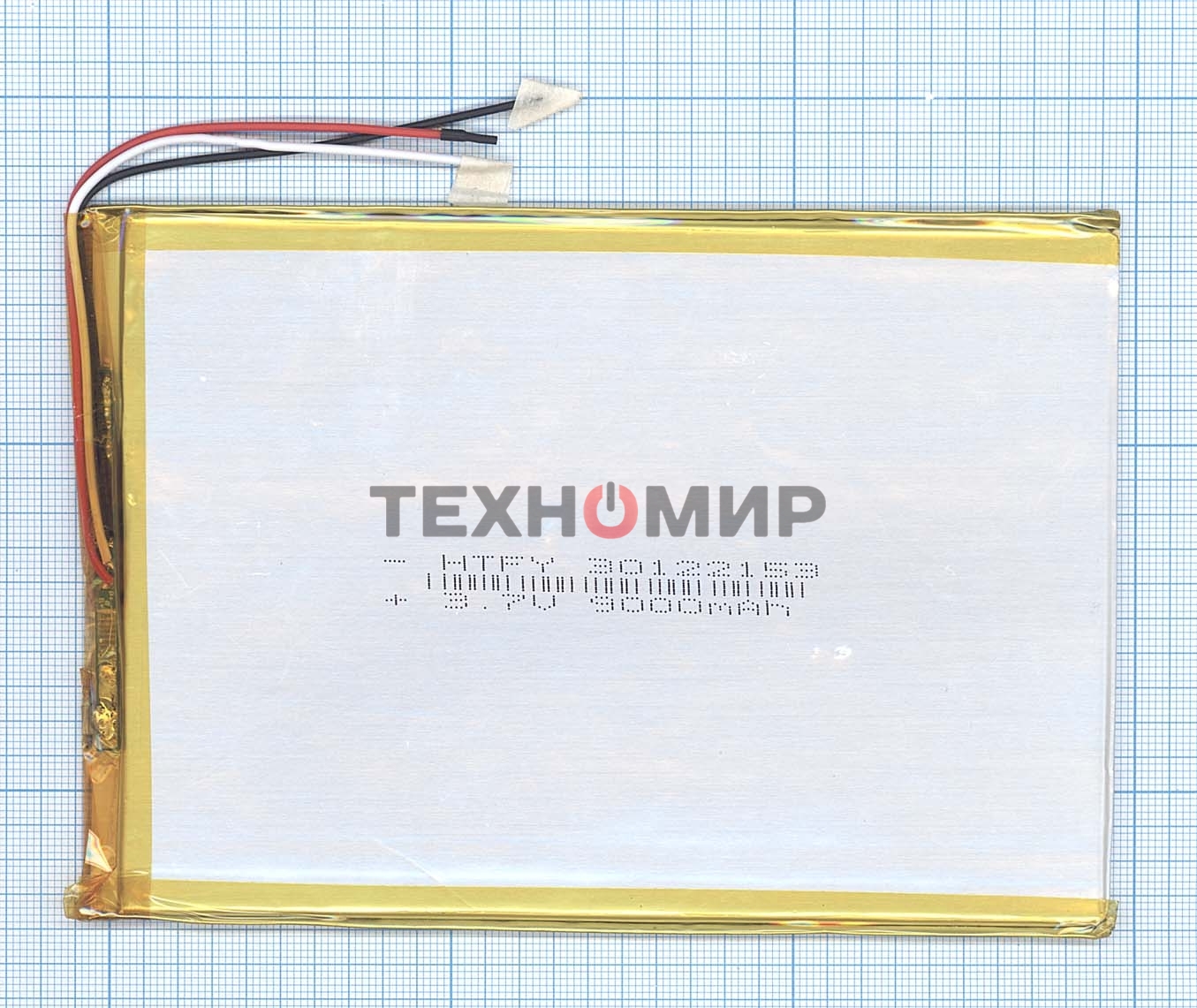 Аккумулятор Li-Pol (батарея) 3x122x153 мм 3pin 3.7V/9000mAh