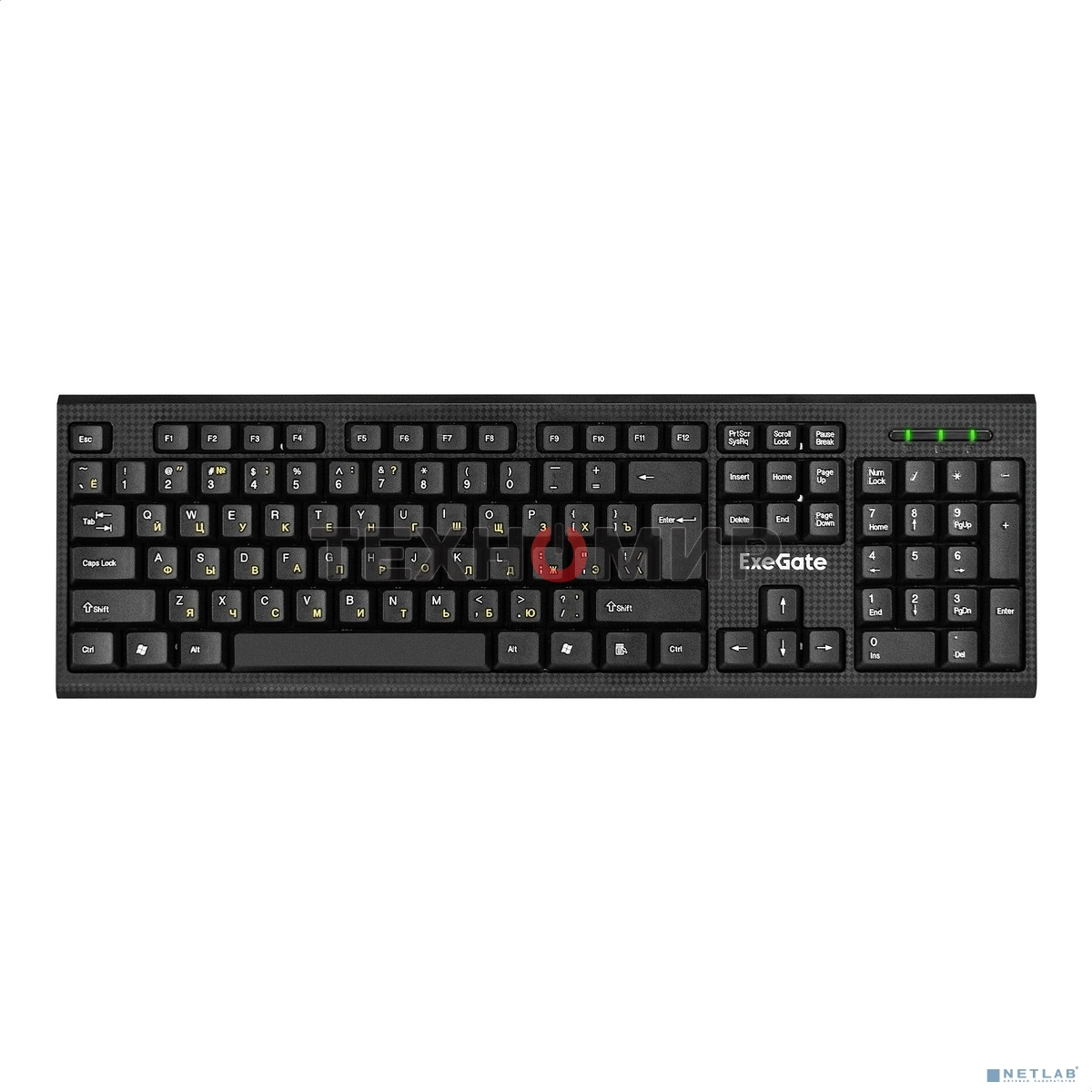 Комплект клавиатура+мышь ExeGate Professional Standard Combo MK200 беспроводной, USB, 1200 DPI, чёрный