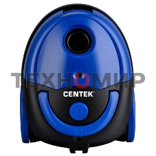 Пылесос Centek CT-2518 синий/черный, 350/1800 Вт, уборка сухая, пылесборник мешок, 1.5 л