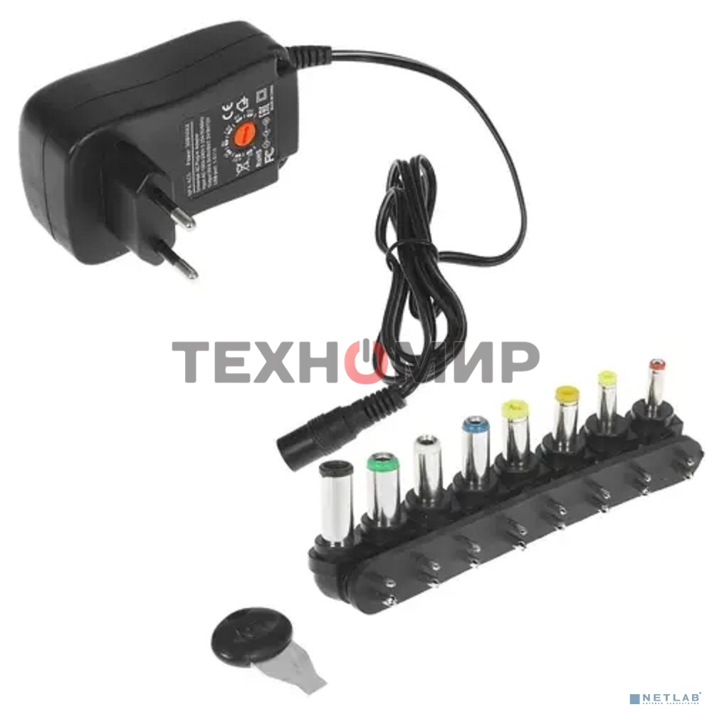 Сетевой адаптер питания Gembird NPA-AC5, 30Вт 8 штекеров