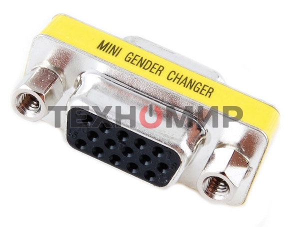 Переходник SVGA (F) в SVGA (F) ExeGate, экранирование