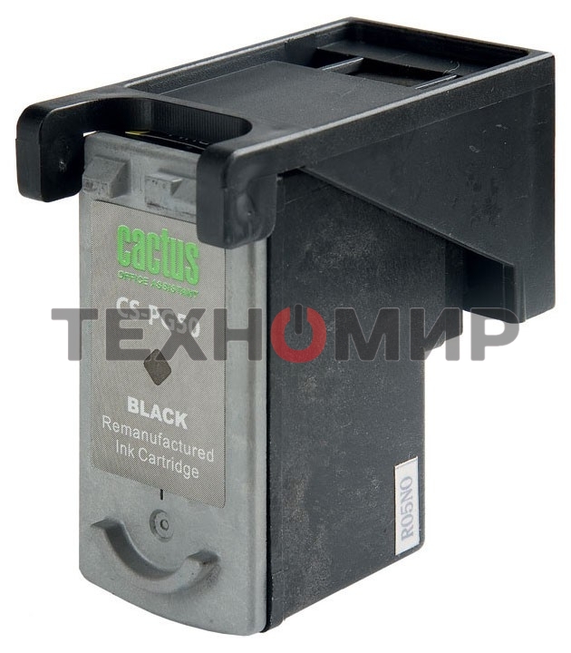 Картридж струйный Cactus CS-PG50 черный (18 мл) для Canon Pixma MP150/MP160/MP170/MP180/MP450/MP460/iP2200/MX300/MX310/JX200/JX210/JX210p/JX500/JX510/JX510P