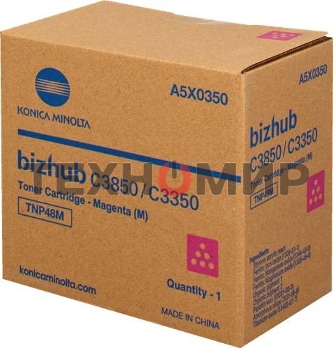 Тонер-картридж Konica-Minolta bizhub C3350/C3850 красный TNP-48M