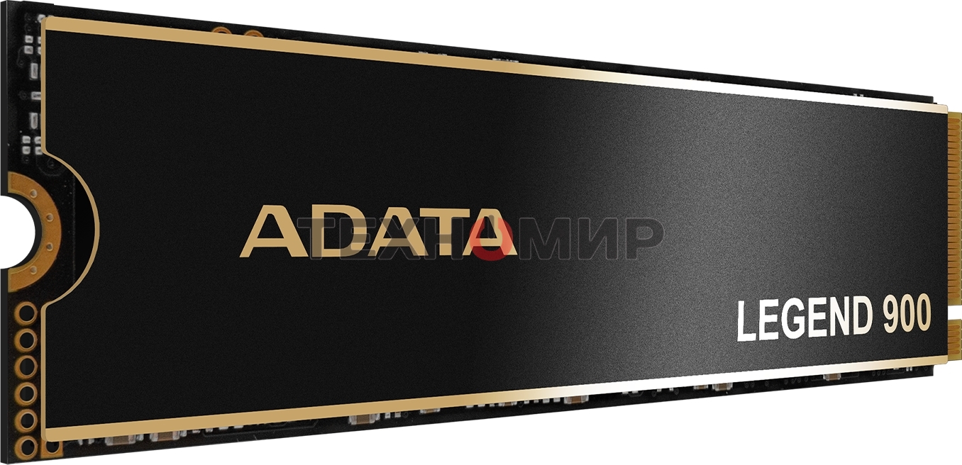 Накопитель SSD ADATA LEGEND 900, 2000Gb, PCIe 4.0 x4, 2280, NVMe, R/W 7000/5400, с радиатором