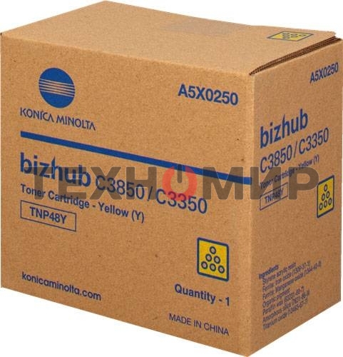 Тонер-картридж Konica-Minolta bizhub C3350/C3850 желтый TNP-48Y