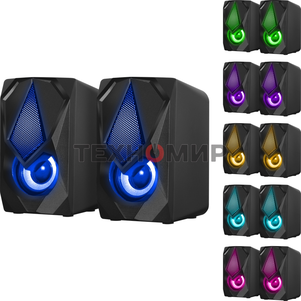 Комплект клавиатура+мышь Defender Tor MHP-127 проводной, USB, 3200 DPI, чёрный