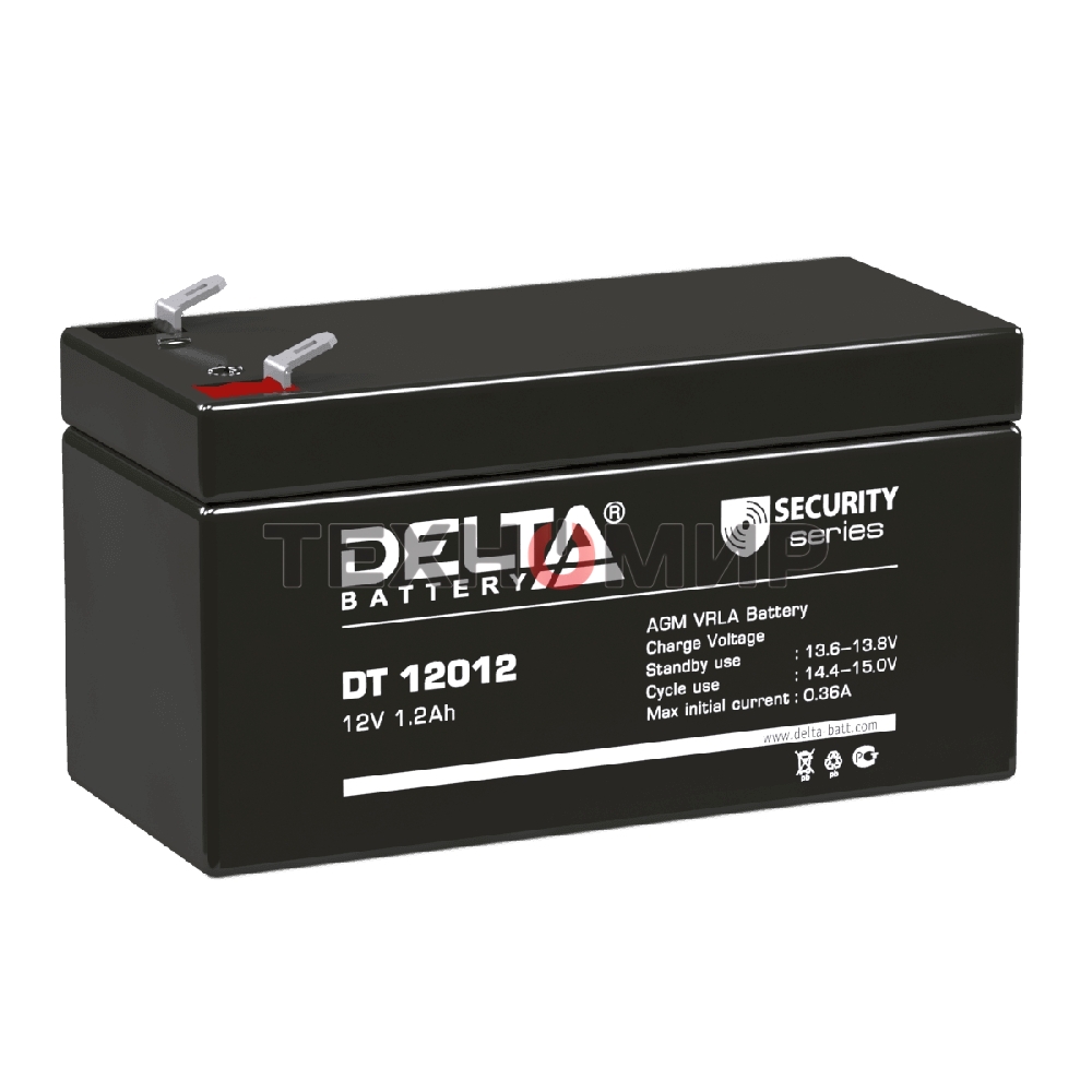 Батарея для ИБП Delta DT 12012 (12V, 1.2Ah)