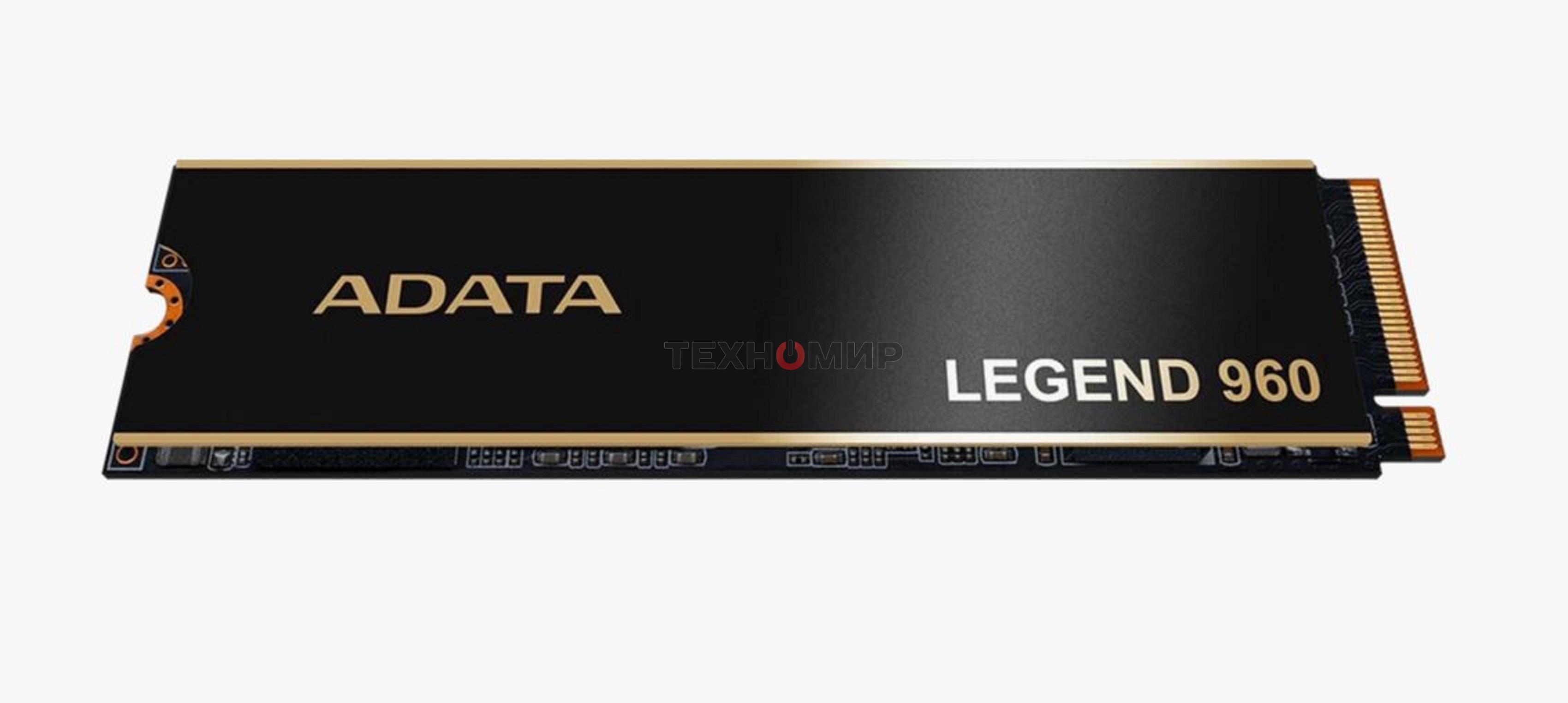 Накопитель SSD ADATA LEGEND 960, 4Tb, PCIe 4.0 x4, M.2 2280, NVMe, R/W 7400/6800, с радиатором