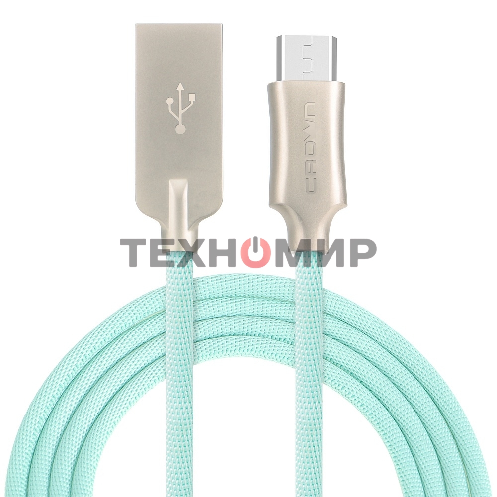 Кабель Crown USB - microUSB CMCU-3132M light blue